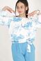 Girl's 2-Piece Bottom Top Set Pants-Shirt Floral Patterned Holiday Combination - 5