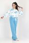 Girl's 2-Piece Bottom Top Set Pants-Shirt Floral Patterned Holiday Combination - 6