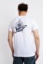 Printed O-collar T-shirt Marino - White - 3