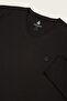 V-Neck Long Sleeve T-shirt Np-trelargo - Black - 6