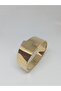 SARMAL GOLD THICK CLAMP BRACELET - 5