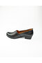 914 Black Leather Women's Casual Shoes - 3