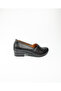 914 Black Leather Women's Casual Shoes - 2