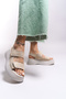 Olnesari Women's Sandals0012804 Beige Suede - 4