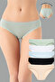 5-Piece Chain Stitched Women's Panties Set – Comfortable and Flexible Everyday Underwear