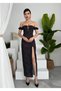 ROCHIE MIDI ELASTICĂ LA PIPT CU UMAR JOS - 3