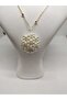 Large Cevşen Necklace - with Chain - Necklace Lanyard Gift / Handmade Crystal Beads Knitted / - 2