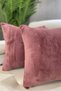 Rabbit Plush Throw Pillow Cover - Cherry (1 Piece) - 3