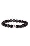 Gold Obsidian Stone Bracelet -300045 - 2