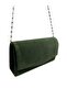 Green Nubuck Women's Evening Dress Bag - 2