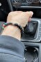 7 Chakra Natural Stone Chakra Balance Bracelet Onyx, Turquoise, Aventurine, Tiger Eye, Agate, Azurite, Quartz, - 7