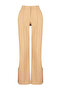 Camel Premium Straight/Düz Kesim Keten Dokuma Pantolon TWOSS24PL00079 - 8