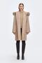Hooded Fur Collar Pocket Coat Mink - 2