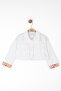girl soft textured jacket lining dress 2 piece combination - 5