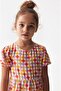 girl soft textured jacket lining dress 2 piece combination - 4