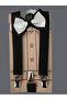 Unisex Suspender Bow Tie Set - 5