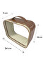 Transparent Suitcase Organizer Suitcase Organizer Makeup Brush Cosmetic Travel Bag Vegan Leather - 4