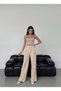 PLEATED BALL BEAN PANT - 6