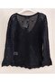 Women's Hollowed-Out Floral Patterned Short Seasonal Trend Cardigan - 4