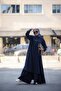 Hijab Saye Set Navy Blue Model-509