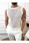 T-Shirt Breathable Anti-Sweat Cotton Mesh T-Shirt Oversize T-Shirt Zero Sleeve T-Shirt - 4