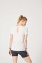 Seamless (seamless) Activewear Sports Shorts with Pockets and Yoga & Pilates Combo Slogan T-shirt Set - 4