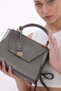 Platinum Color Laser Cover Long Strap New Season Women's Bag with Plenty of Eyelets