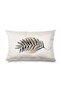 Rectangular Opal Patterned Double Sided Printed Suede Throw Pillow Cover