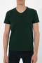 V-neck T-shirt N-simplo - Dark Green - 4