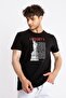 Printed O-collar T-shirt Libestatuas - Black