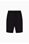Men's Regular Cut Cotton Shorts with Pockets Black BERMUDA 3D1P69 1JHSZ-0999 - 5