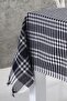 Black Gingham Pattern Tablecloth - 2