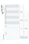 Medication Tracking and Meal List Chart Adhesive-Free Transparent Smart Paper Planner Board - 3