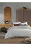 Lily Gray Double Piqué 200 X 220 Cm Bed Sofa Couch Cover Cotton Woven Tasseled
