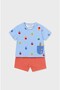 Summer Baby Boy T-shirt Shorts Set of 4 - 2