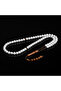 8mm Wooden İmameli Rosary with Natural Pearl Stones - 2
