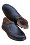 MEN'S BLACK SUMMER GENUINE LEATHER LOAFERS FULL ORTHEPEDI HEEL GEL FATHER SHOES