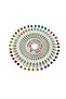 Crystal Disk Toplu İğne 28701