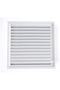 45x60 Cm White Aluminum Grille Bathroom WC Ventilation Shutter - 3