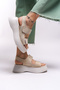 Olnesari Women's Sandals0012804 Beige Suede - 5
