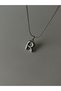 Steel Balloon R Letter Necklace