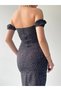 ROCHIE MIDI ELASTICĂ LA PIPT CU UMAR JOS - 6