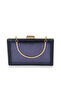 Plated Satin Metal Handle Shiny Fabric Evening Dress Bag Evening Bag Henna Wedding Engagement - 3