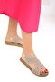 Beige Women's Sandals 17156 - 4