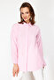 Pembe İnci Detaylı Pamuklu Dokuma Gömlek TCTSS24TG00032 - 5