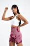 Push-up Detailed Sports Tie-Dye Shorts - 3