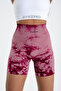 Push-up Detailed Sports Tie-Dye Shorts - 2