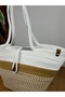 Havana Beaded Nature-Respectful Straw Jute Beach Bag - Contribute to Your Style and the World! - 4