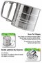 Metal Luxury Stainless Steel Practical Flour Sieve for Baking Supplies - 2