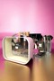 Transparent Suitcase Organizer Suitcase Organizer Makeup Brush Cosmetic Travel Bag Vegan Leather
